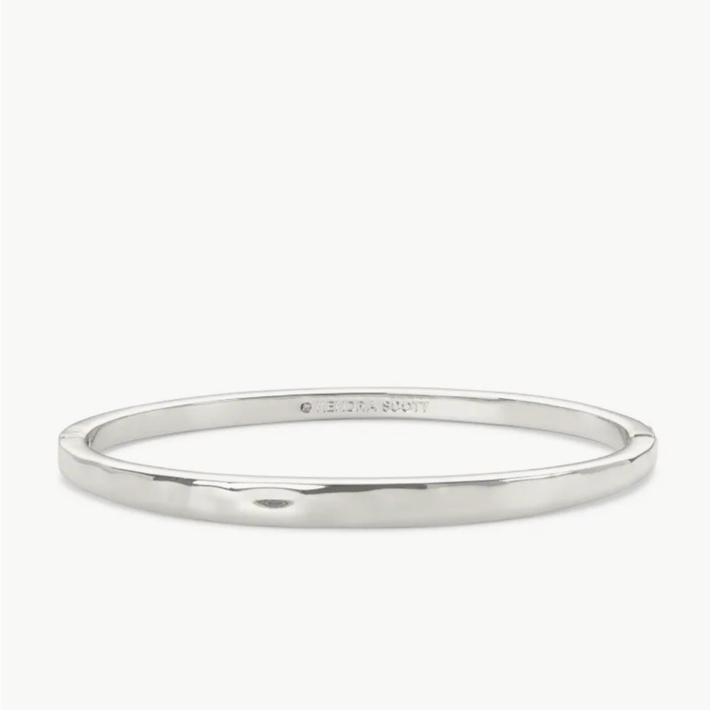 Silver Kendra Scott Zorte Bangle Bracelet